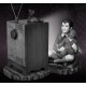 The Munsters Eddie Munster and Television Maquette Black and White version 16 cm